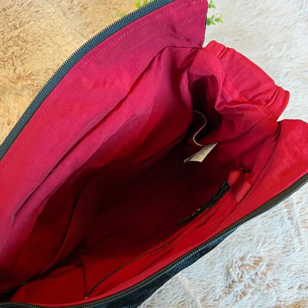 NWT Petunia Pickle Bottom Red and Black Diaper Shoulder Crossbody Bag